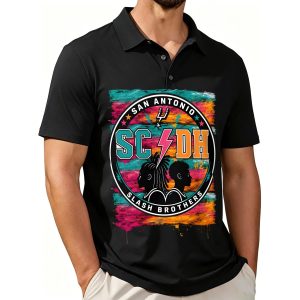 Basic Lapel Collar Men Polo T Shirt Soft Skin